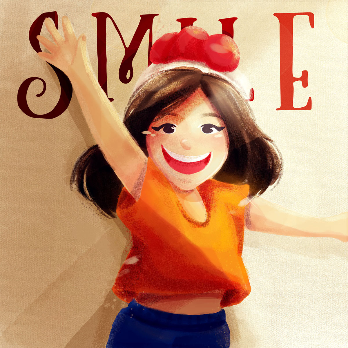 smile Project thankyou gift potrait art