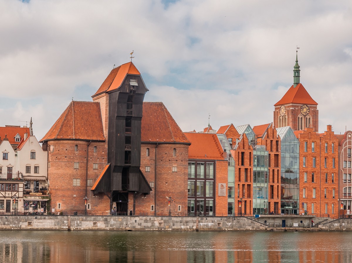 city cityscape Gdansk pomerania poland old town Europe Baltic Landscape