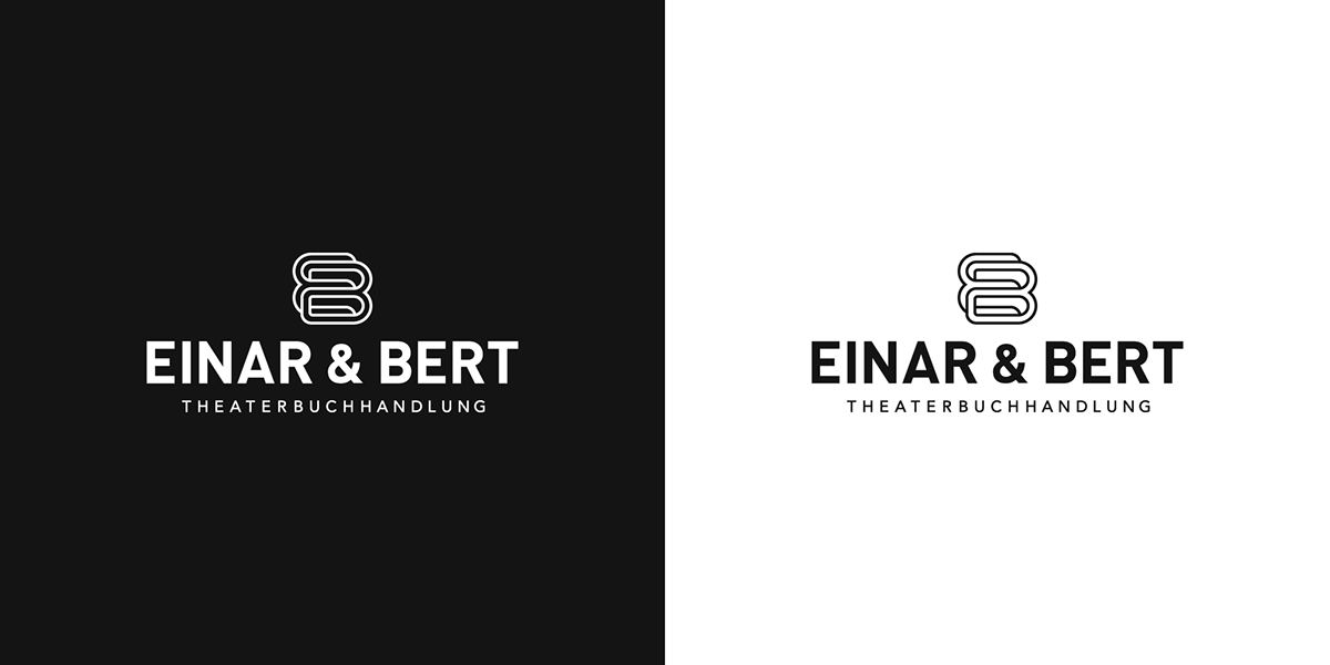 berlin Prenzlauer Berg cafe theater  Bookstore print Logo Design monogram brand mark Corporate Design identity