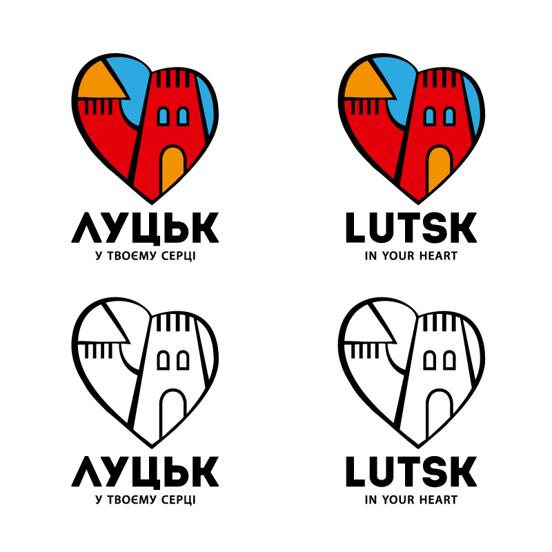 logo city Lutsk ukraine