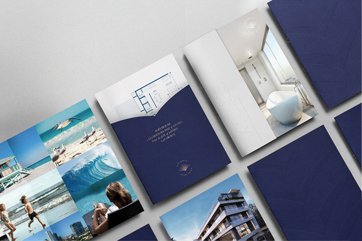 brand identity branding  brochure Logotype real estate Website
