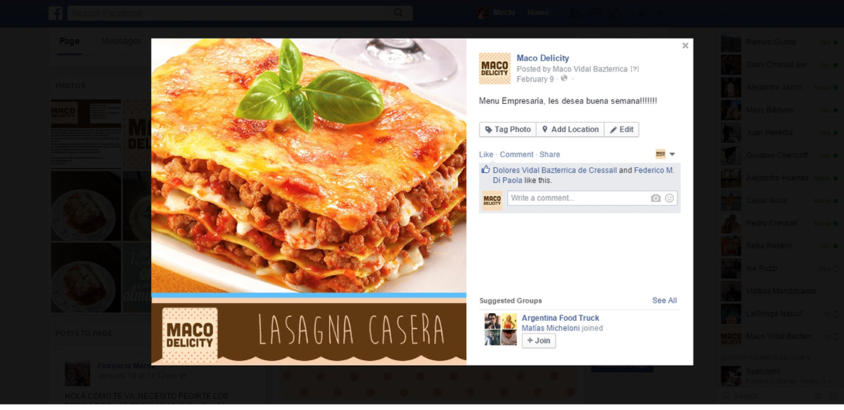 Food  comida casera homemade Retro delivery dely facebook posts Familiar almuerzos empresas