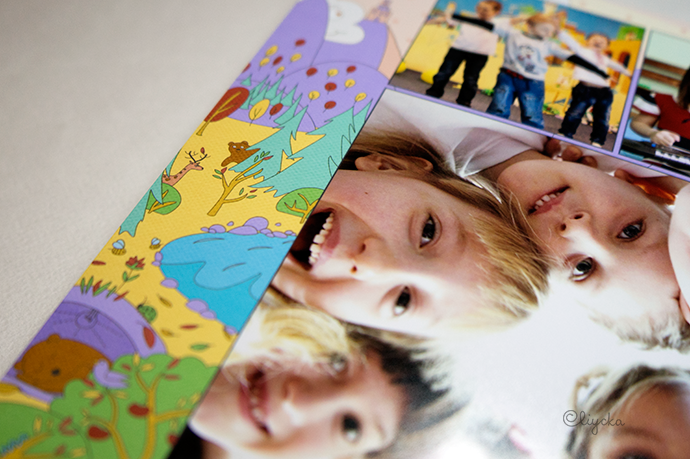 Album children kids book photo design school primary