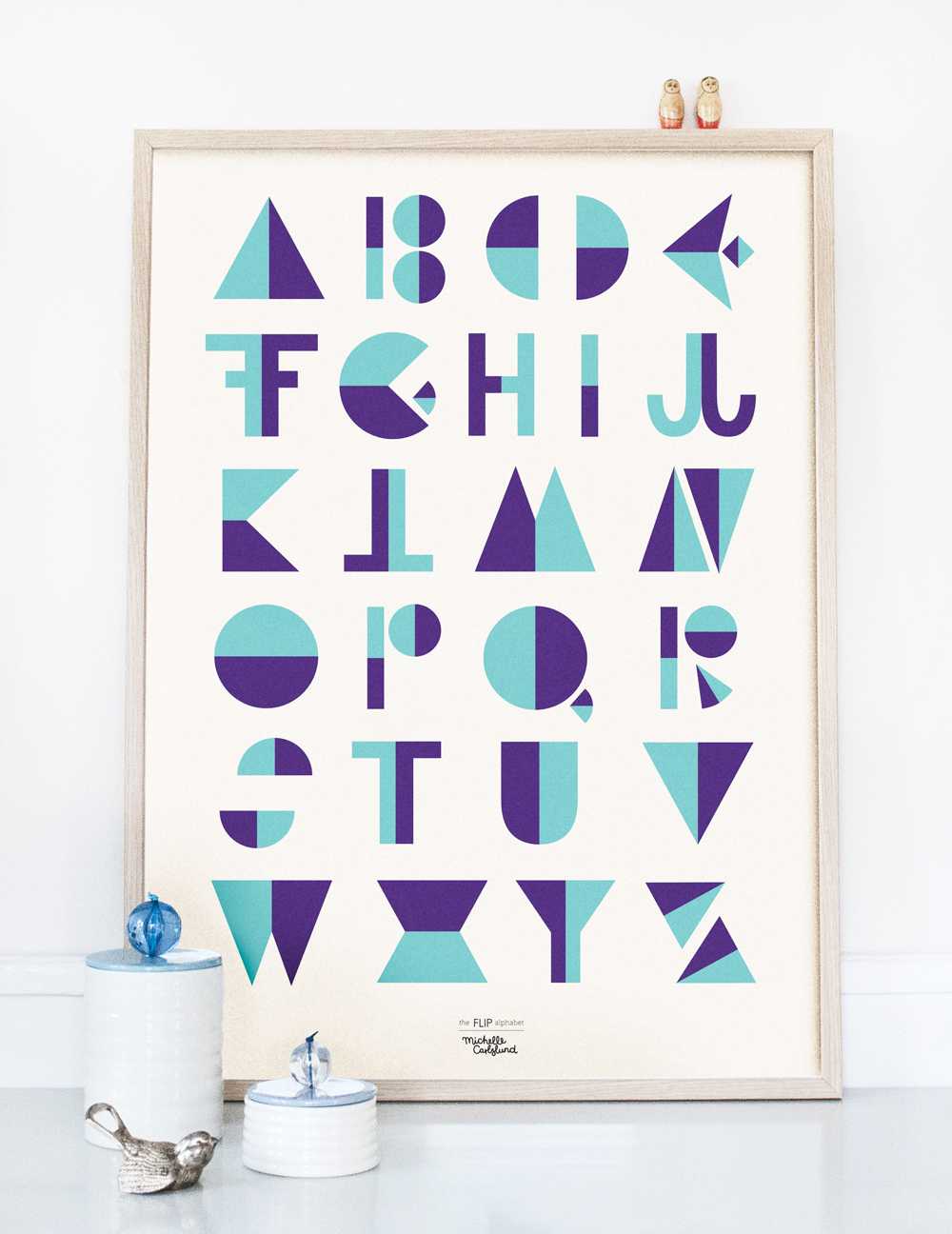 letters lettering HAND LETTERING alphabet blue geometry pink nordic simple clean