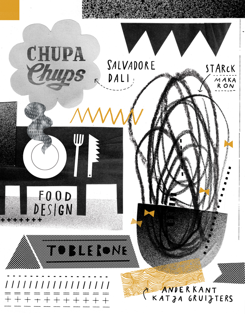kukbuk Food  design illustrations editorial