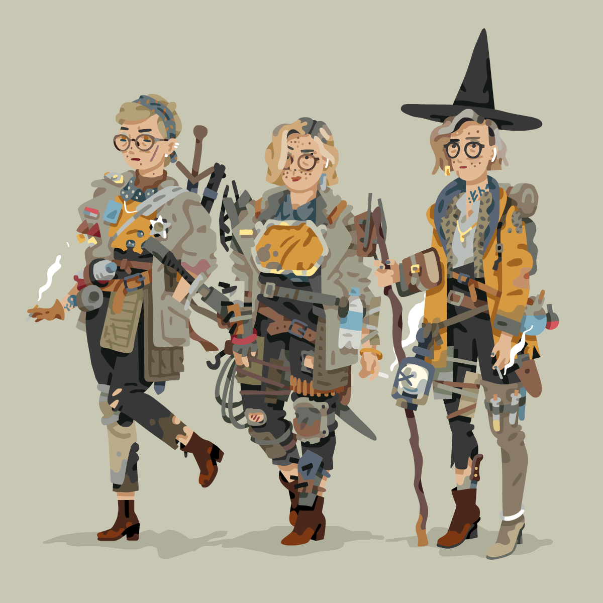 outfit post-apocalyptic sorceress classy