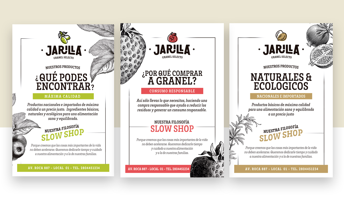 branding  graphic design  Food  natural store