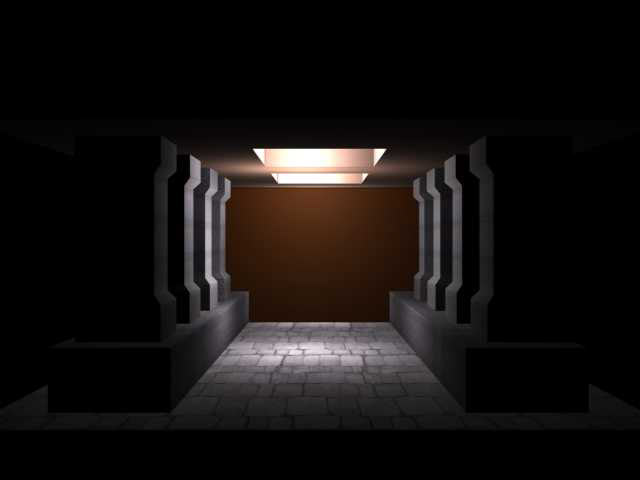 3ds max Modelling  corridor android