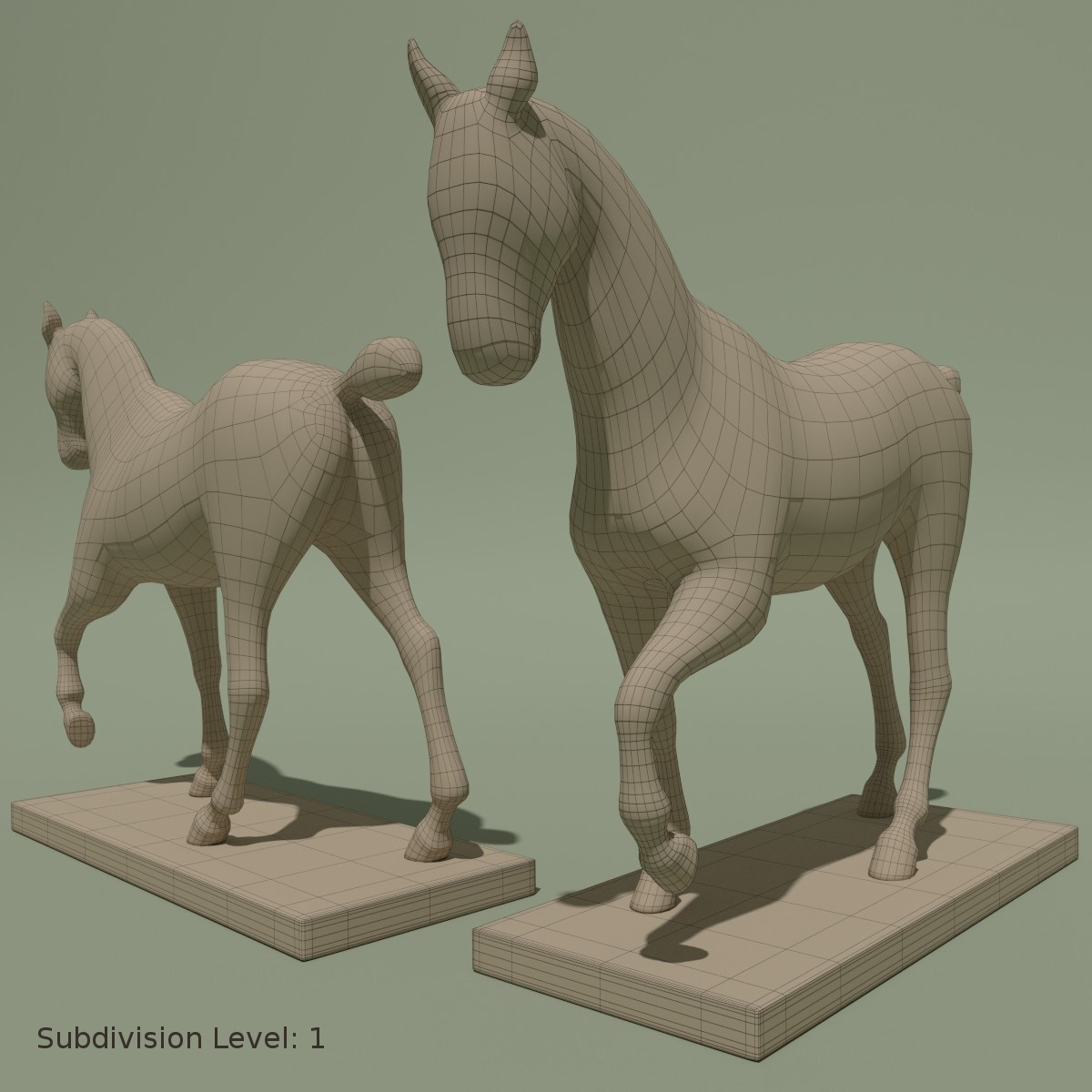sculpture horse animal figurine statuette Interior design Accessory equine mare furniture decor elegant bronze patina
