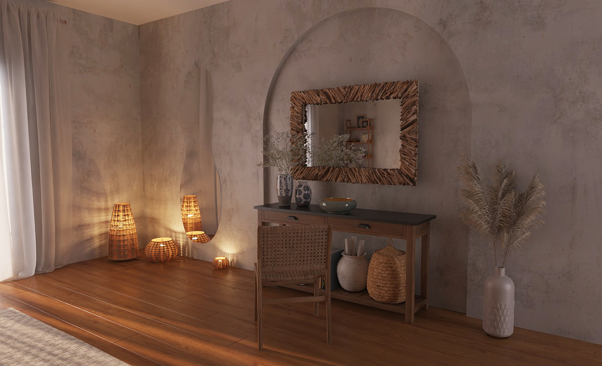 bedroom decor decoration furniture home decor Interior interior design  naturalmaterials rattan wood