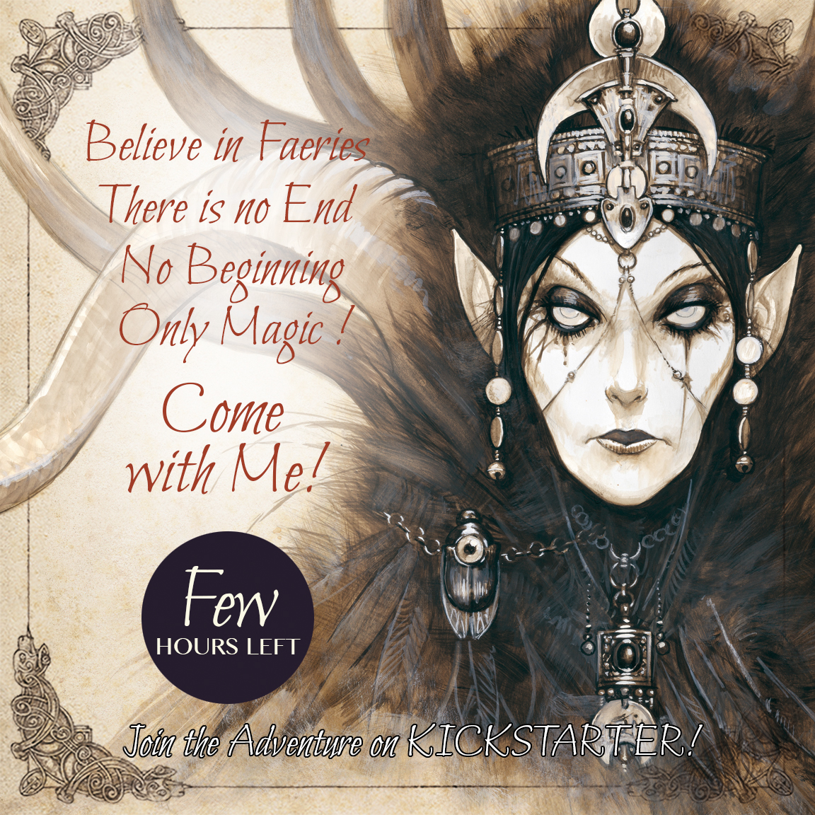 Kickstarter jbmonge thumbnails Celtic faeries fairy artbook mythology legend fairytale book