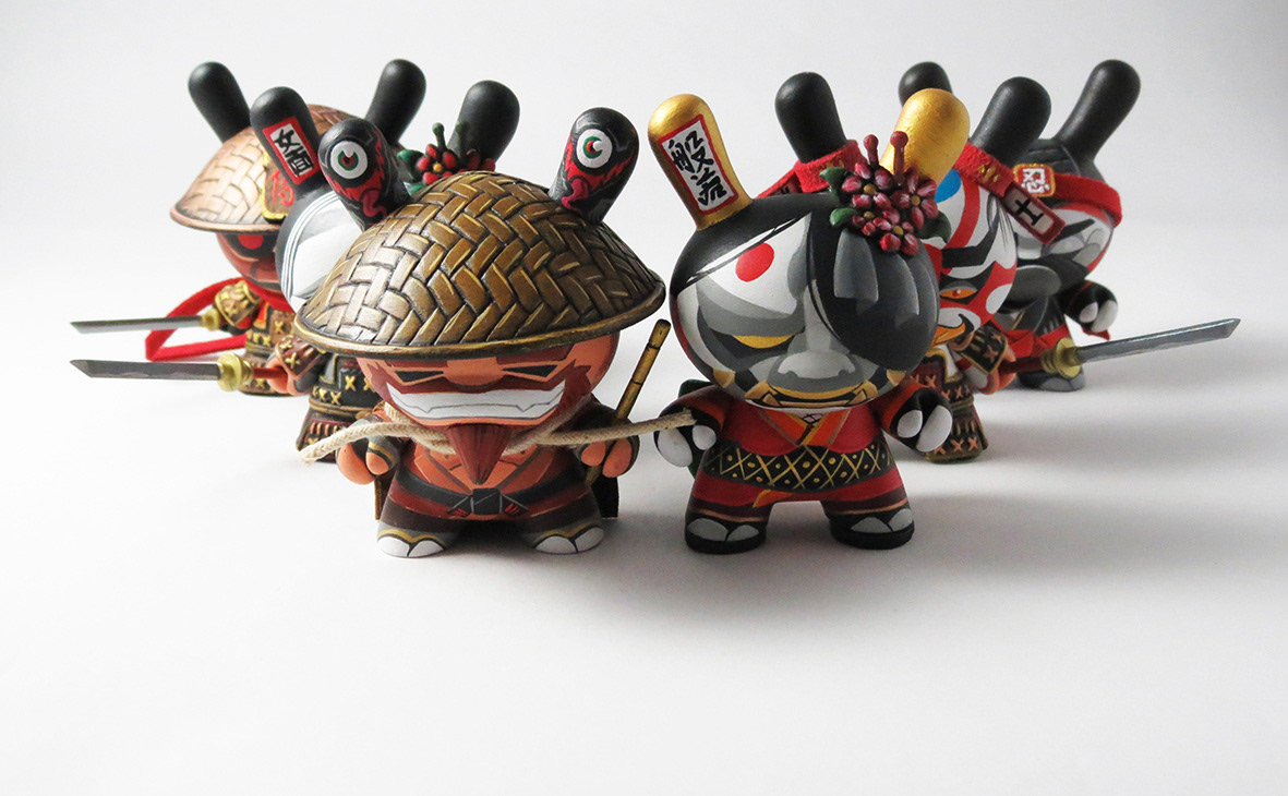 vinyl toys arttoy customtoys painting   yokai japan folklore Dunny art