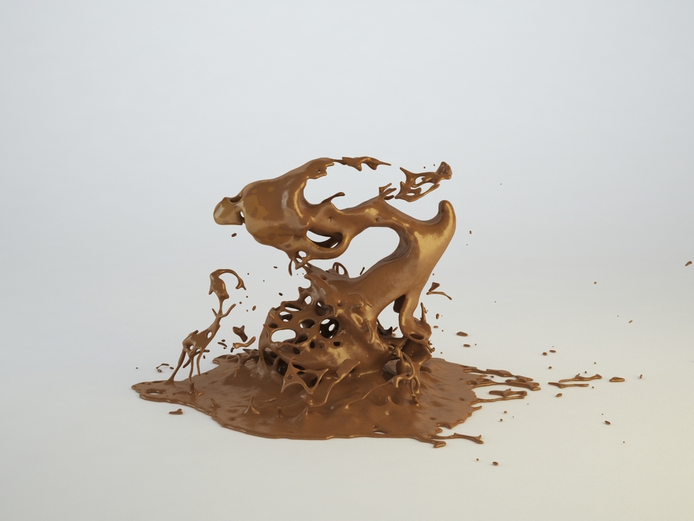 3D type realflow Real flow letters splash Liquid fluid water paint Almossawi Bahrain Skyrill