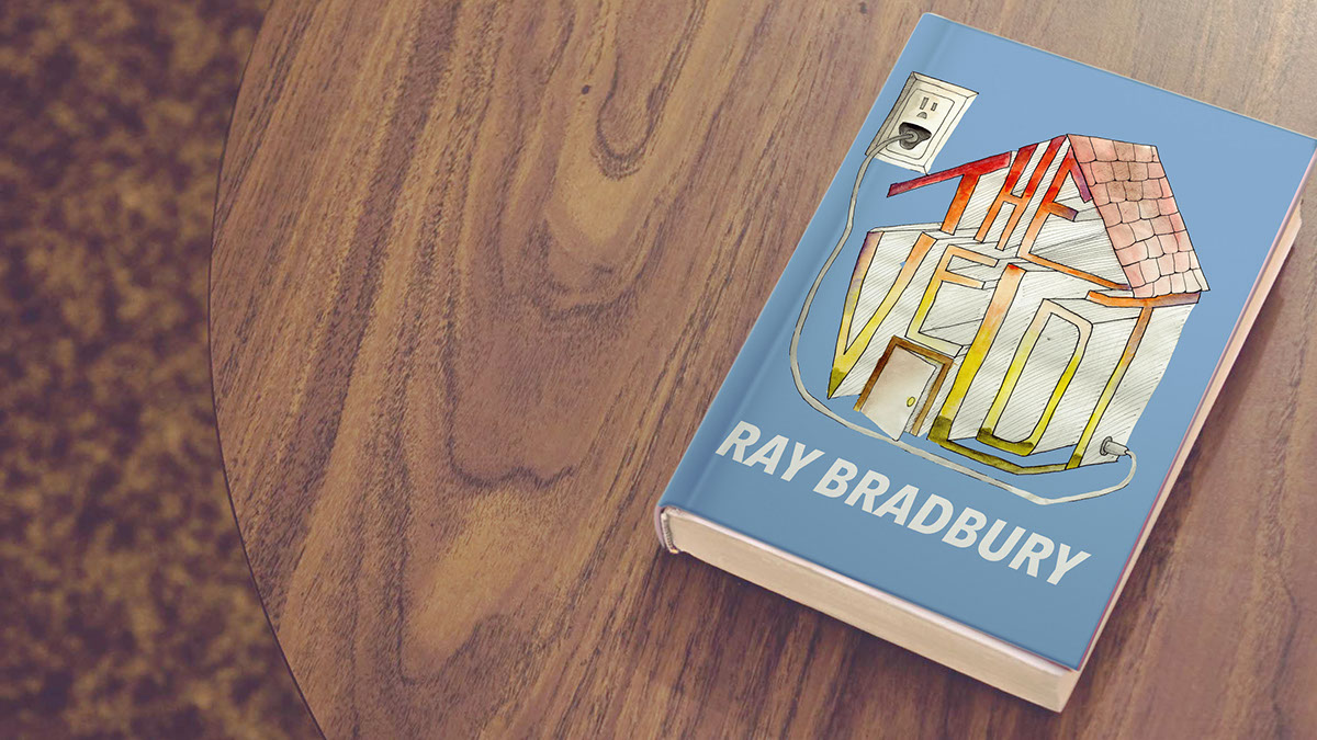 book covers book covers illustrated Handlettering hand lettering the pedestrian Ray Bradbury the veldt book design sarah dean sarah dean kansas city