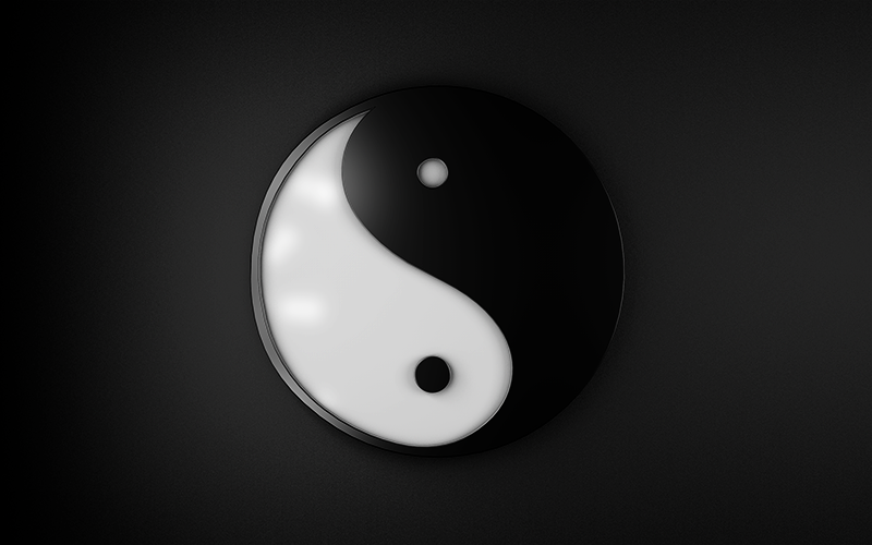 cinema 4d Yin Yang yin-yang symbol 3D