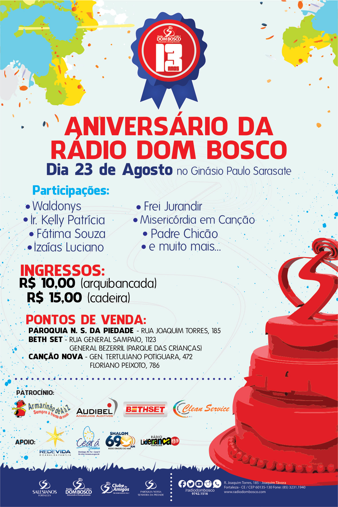 Jobs Dom Bosco Radio FM fortaleza Católica Salesiana Salesianos