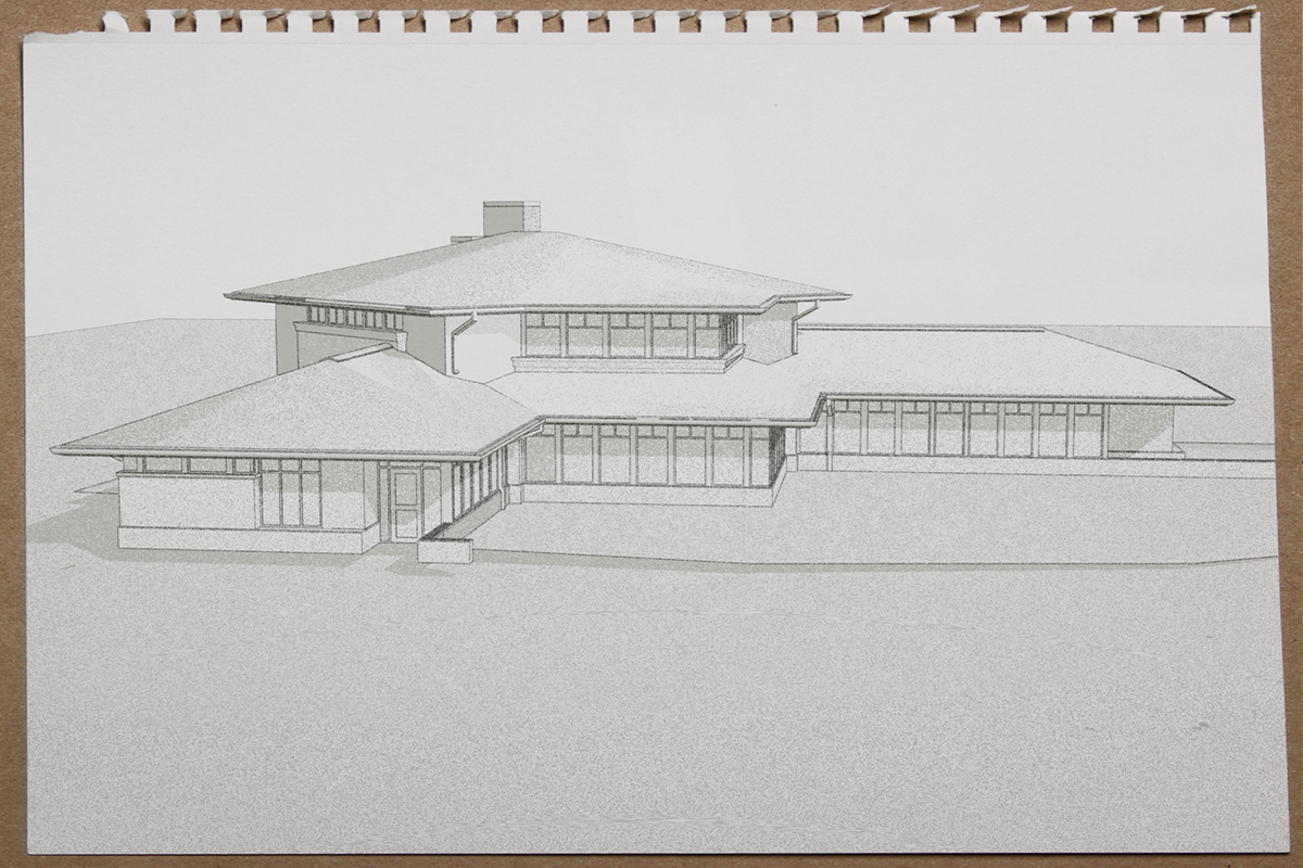 architectural illustration rendering package design  3d modeling