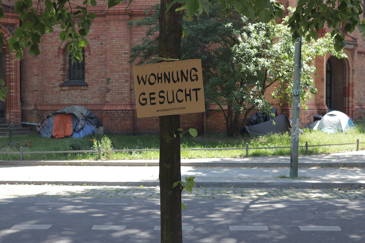 the krank Exhibition  berlin Performance urban art housing crisis Art Installation Berlin art