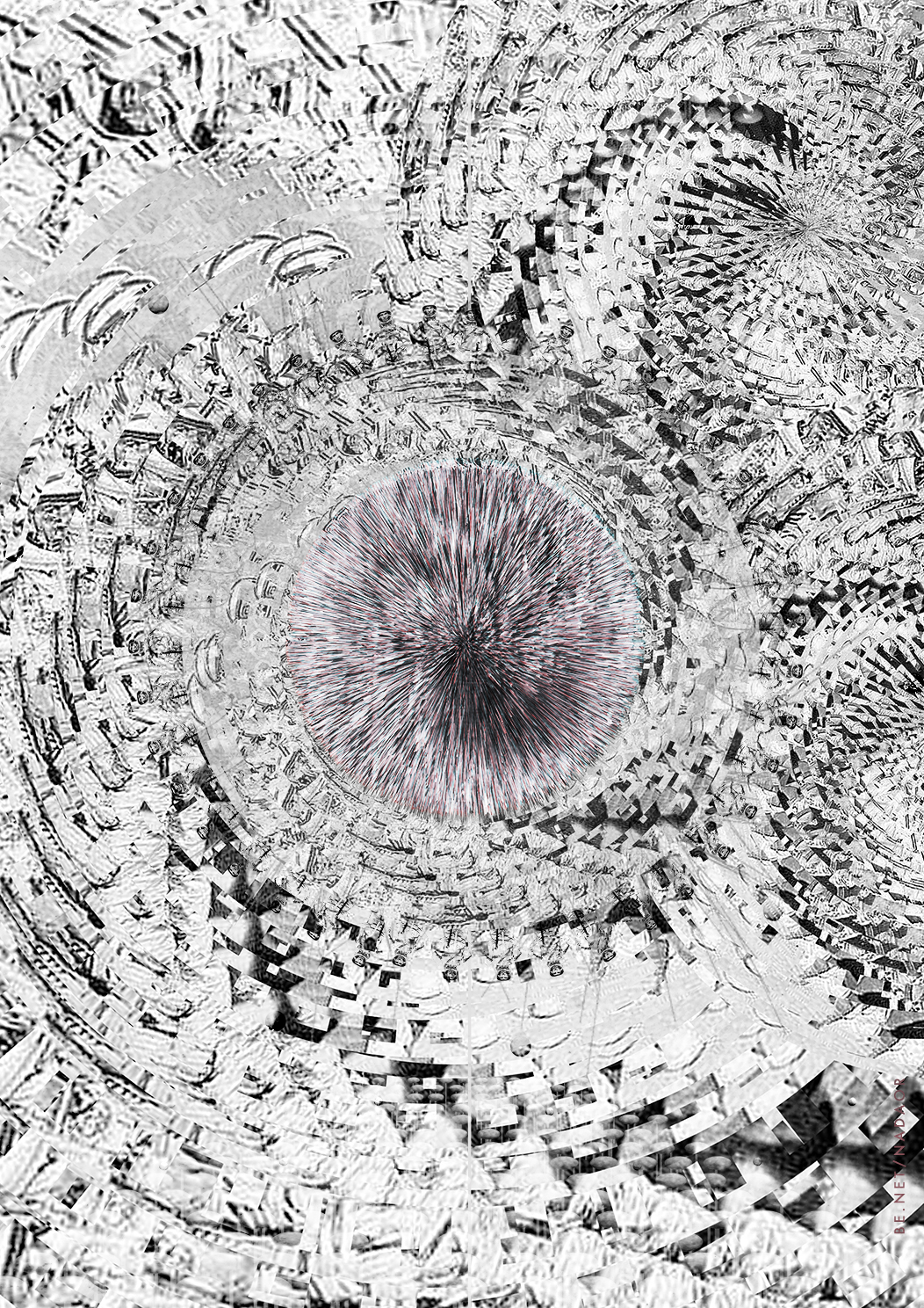 Adobe Portfolio experimental wormhole sci-fi science