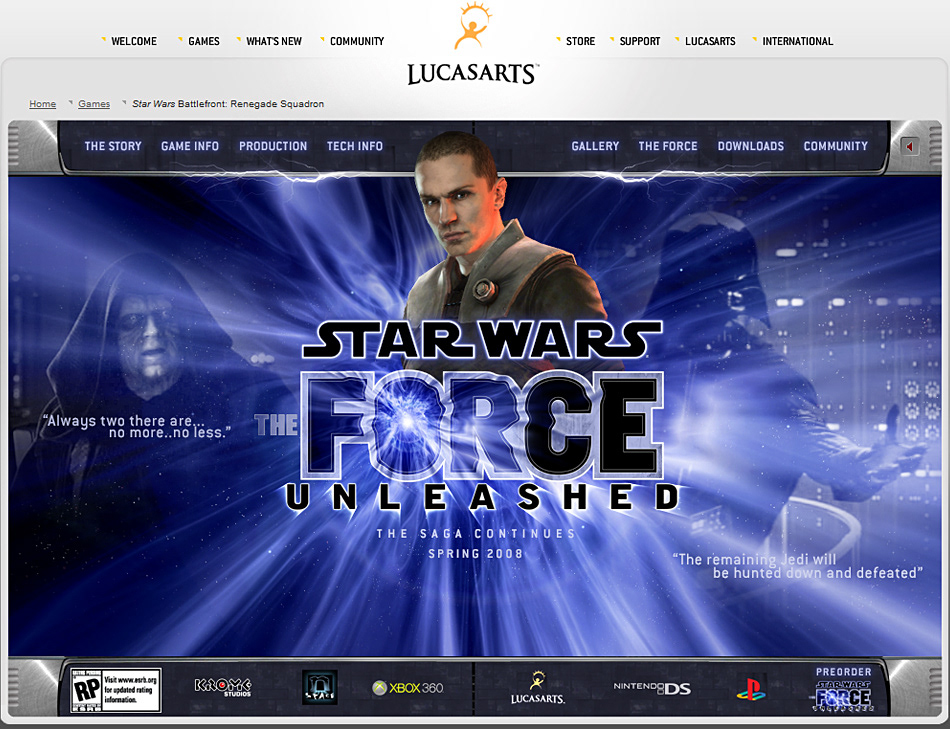 Star Wars Lucas arts