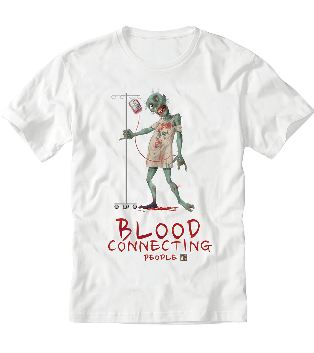 Blood connecting people on Behance