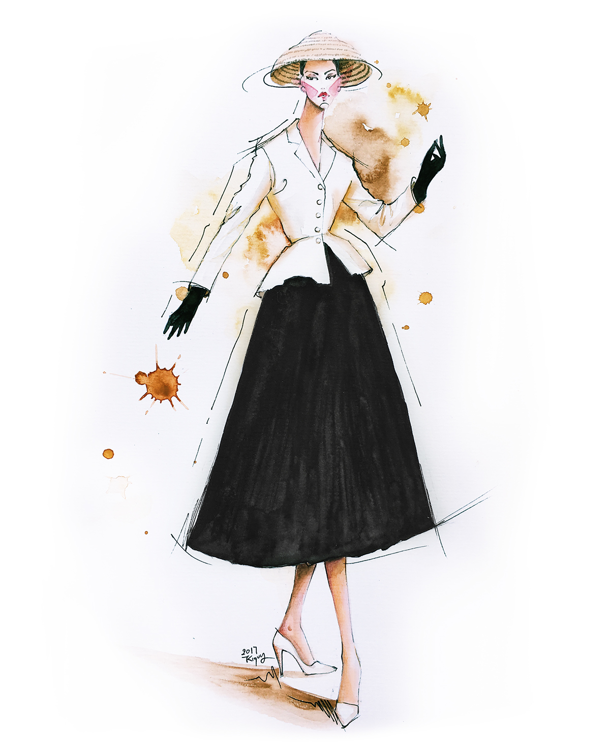 Haute Couture Jadore the new dior 2019 resort collection   Sketch was  made   Fashion design sketchbook Illustration fashion design Fashion  design sketches