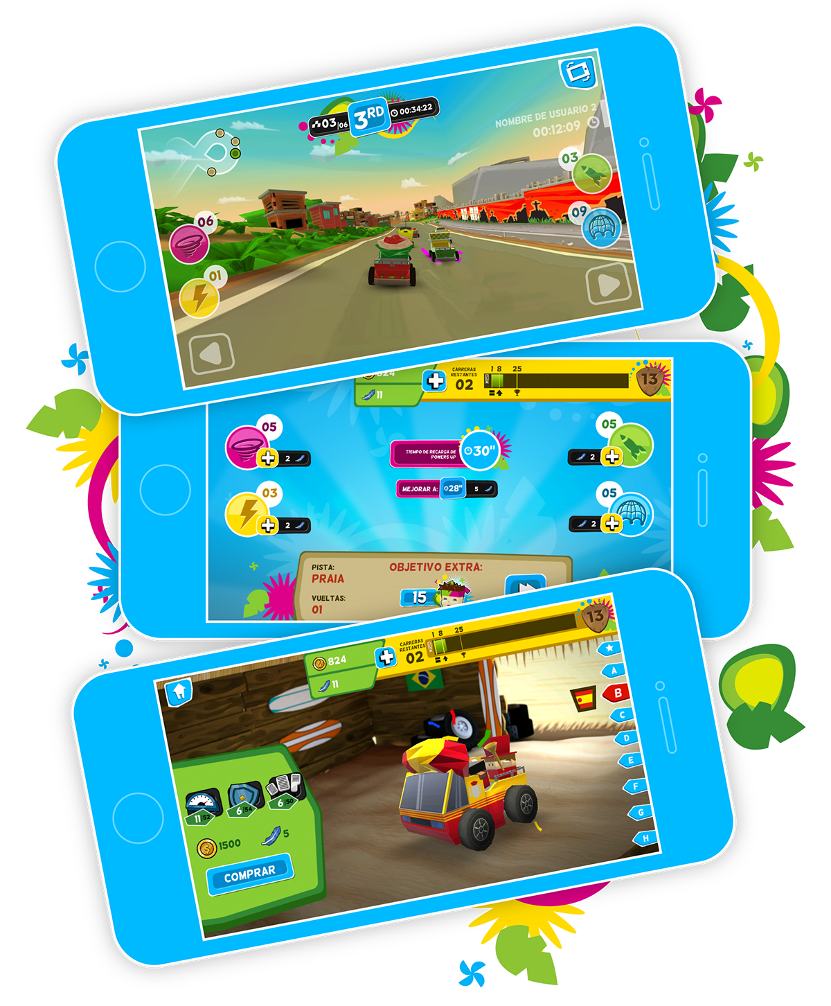 Brazil FIFA Futbol soccer Cars car game Games ios android medellin colombia