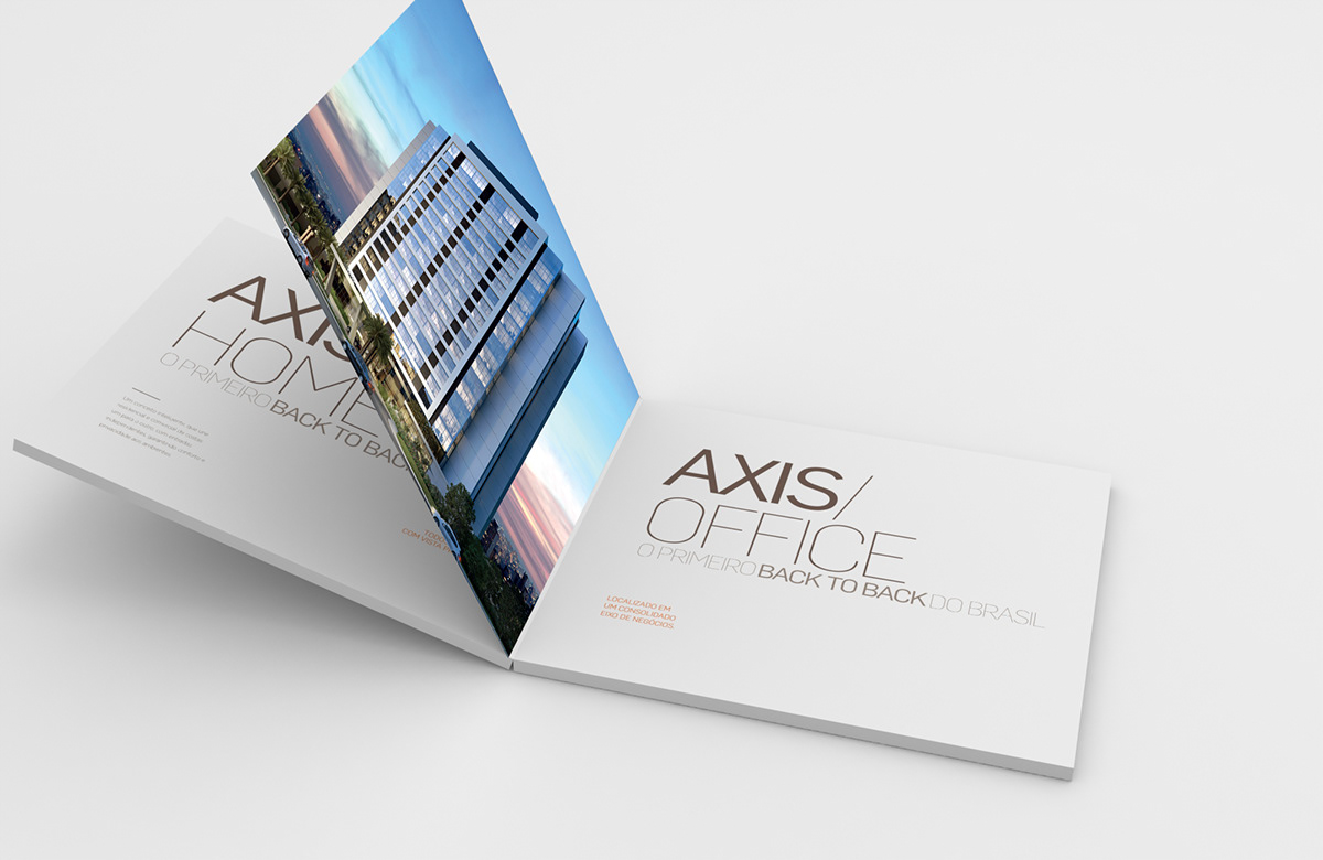 Axis folder print editorial goldsztein cyrela Empreendimento porto alegre Predial backtoback home Office home/office