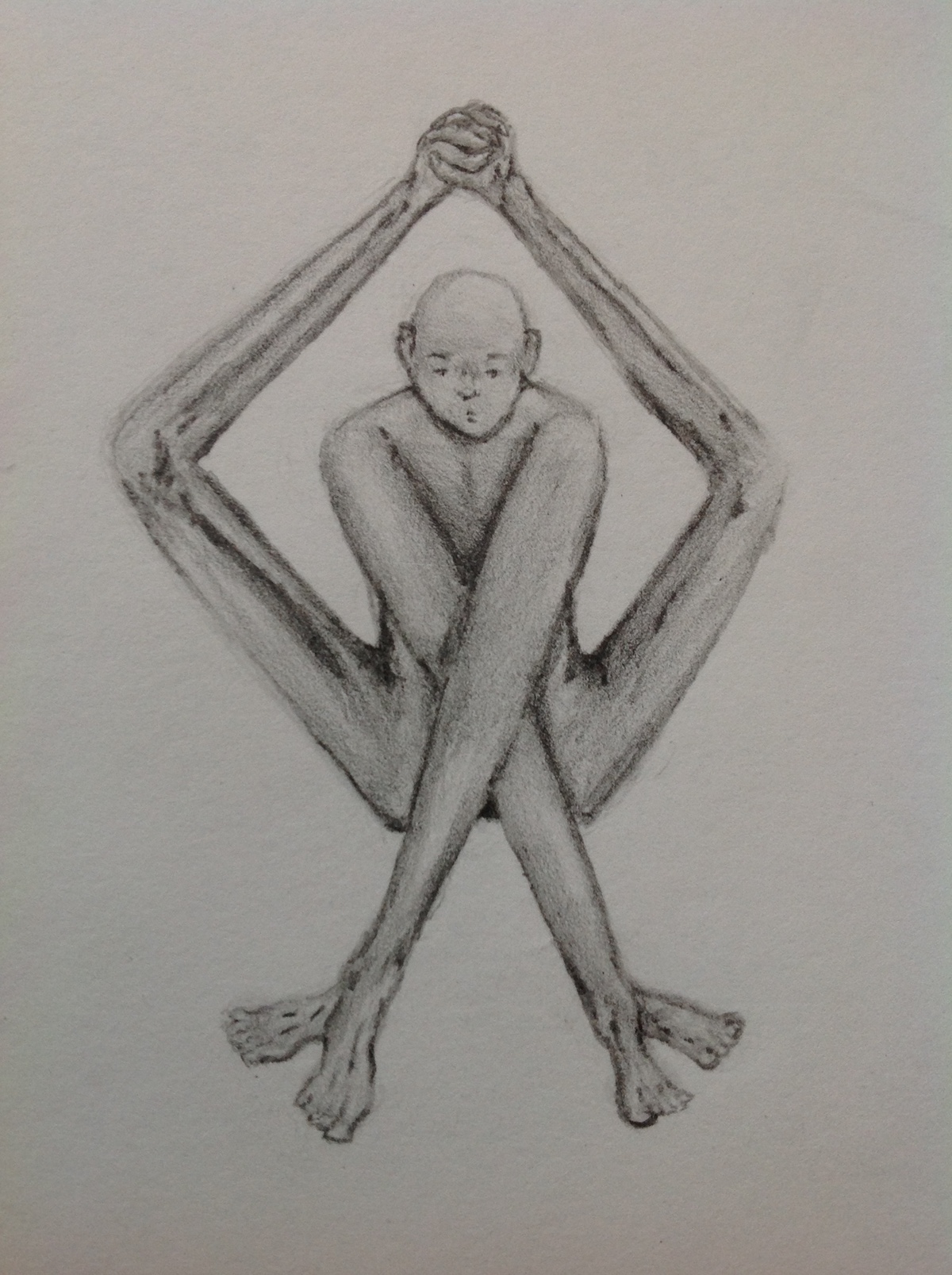 Human Body distortion Drawing 
