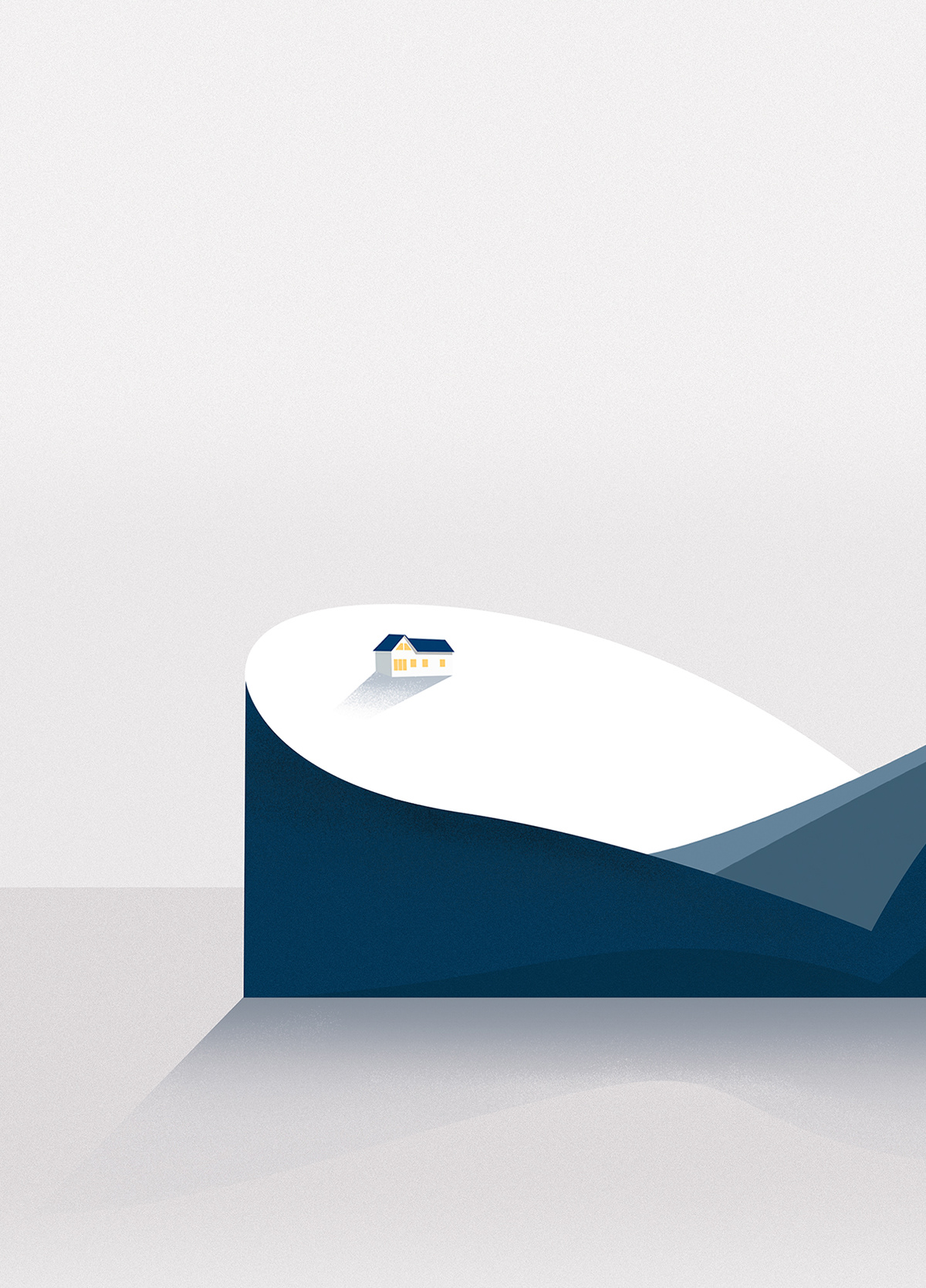 bratus branding agency vietnam ILLUSTRATION exotic destination minimal illustration Son Doong Cave Hidden Beach-Mexico LANDSCAPE ILLUSTRATION vietnam mexico