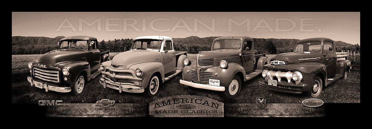 vintage trucks American Made