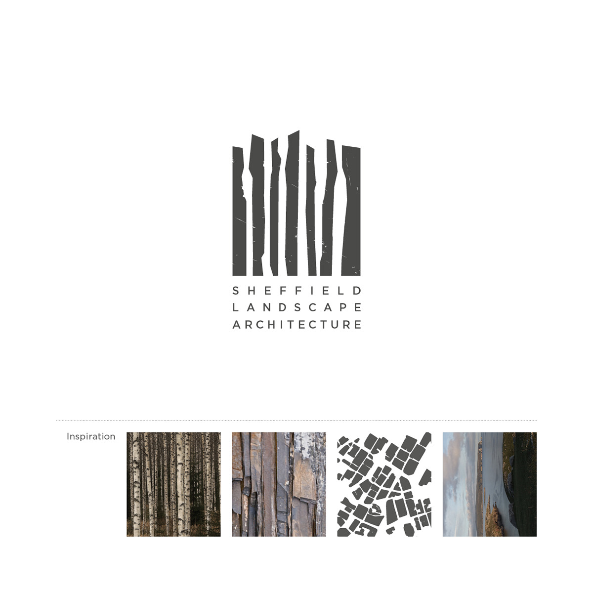 Conception de logo d'architecture de paysage