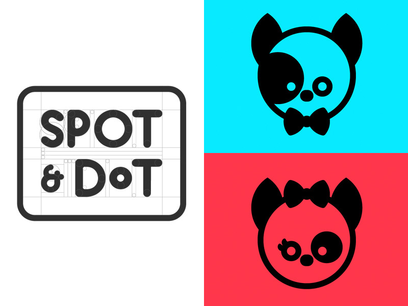 branding  logo vector process dogs puppies