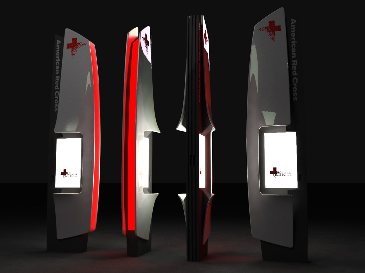 Red Cross design research strategic design information kiosk system design Service design