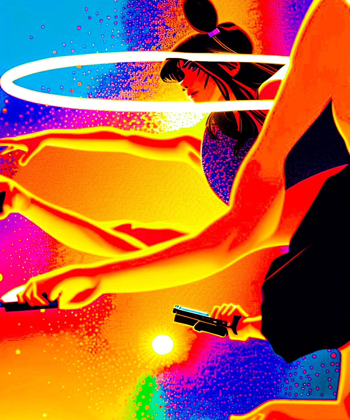 hand drawing color painting illustrations graphic design  Digital Art  pencil dancing DANCE   Acrobatic