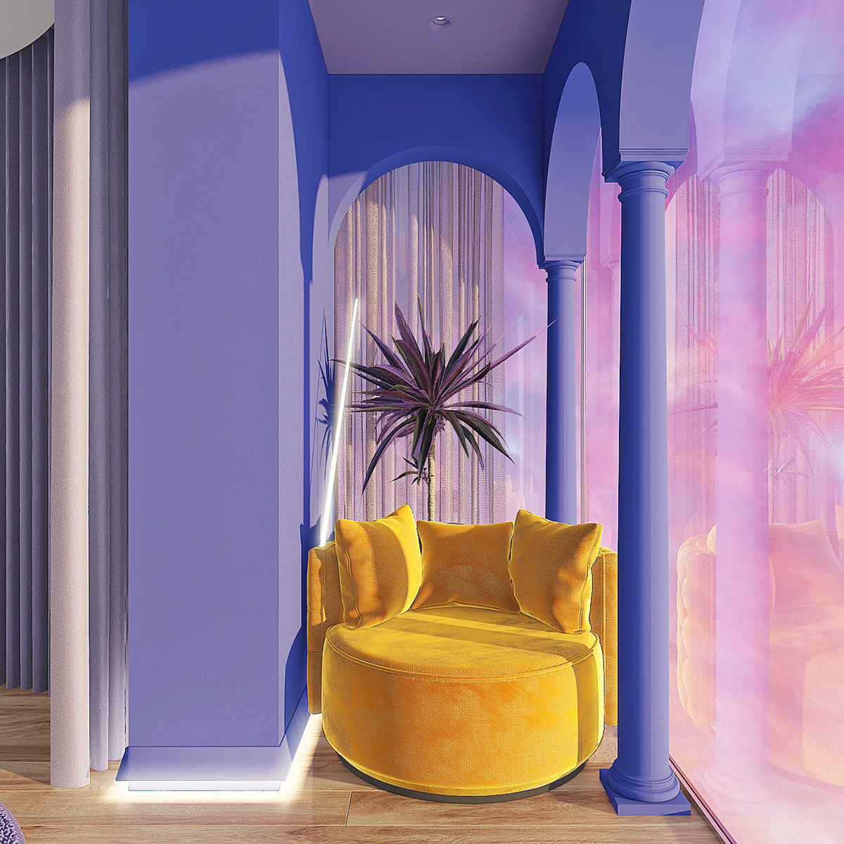 3D 3dmodel apartement architecture interior design  INTERIOR RENDERING Render Residential interior visualization