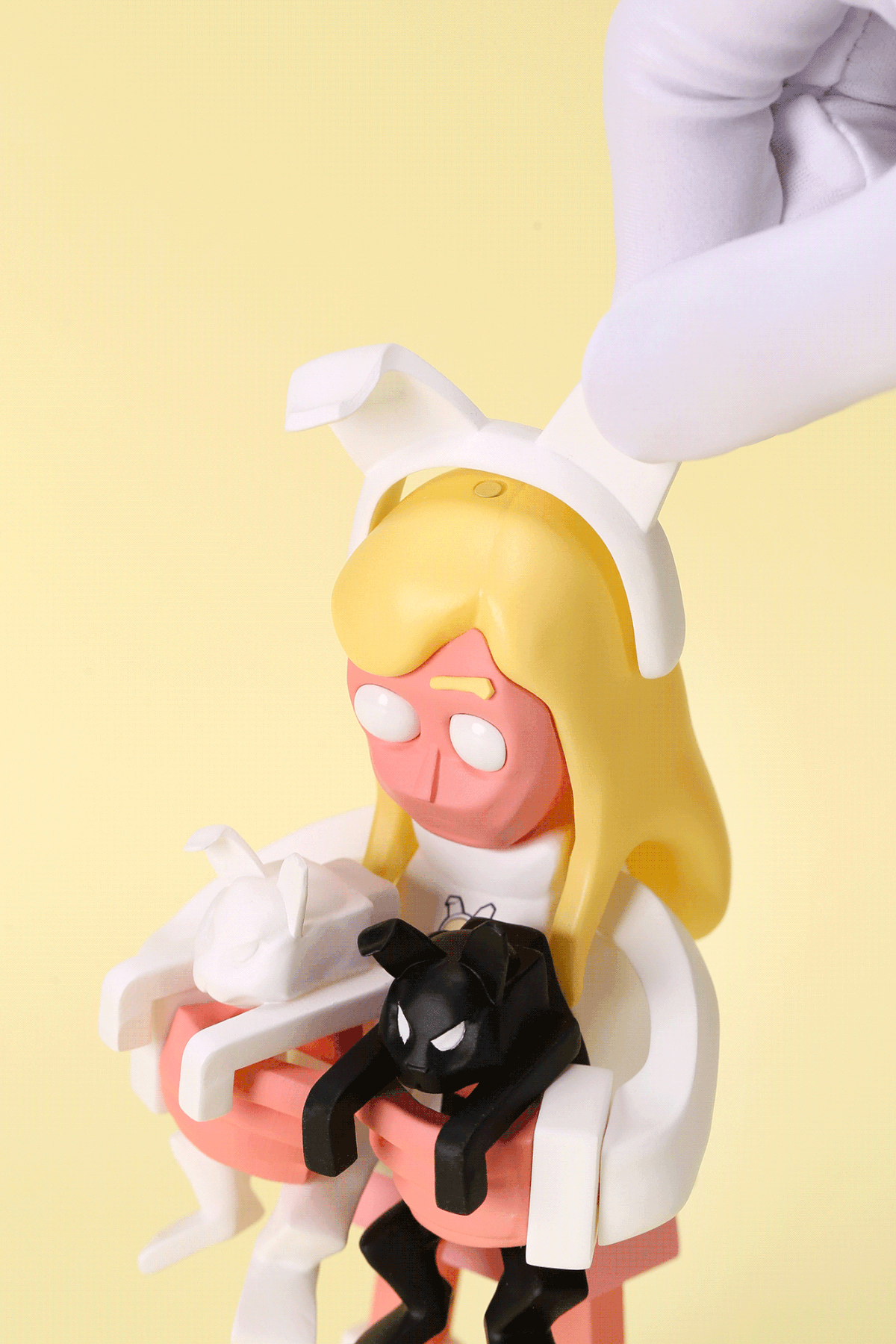 arttoy artwork cartoon Character Character design  designertoy figure handmade resintoy toy