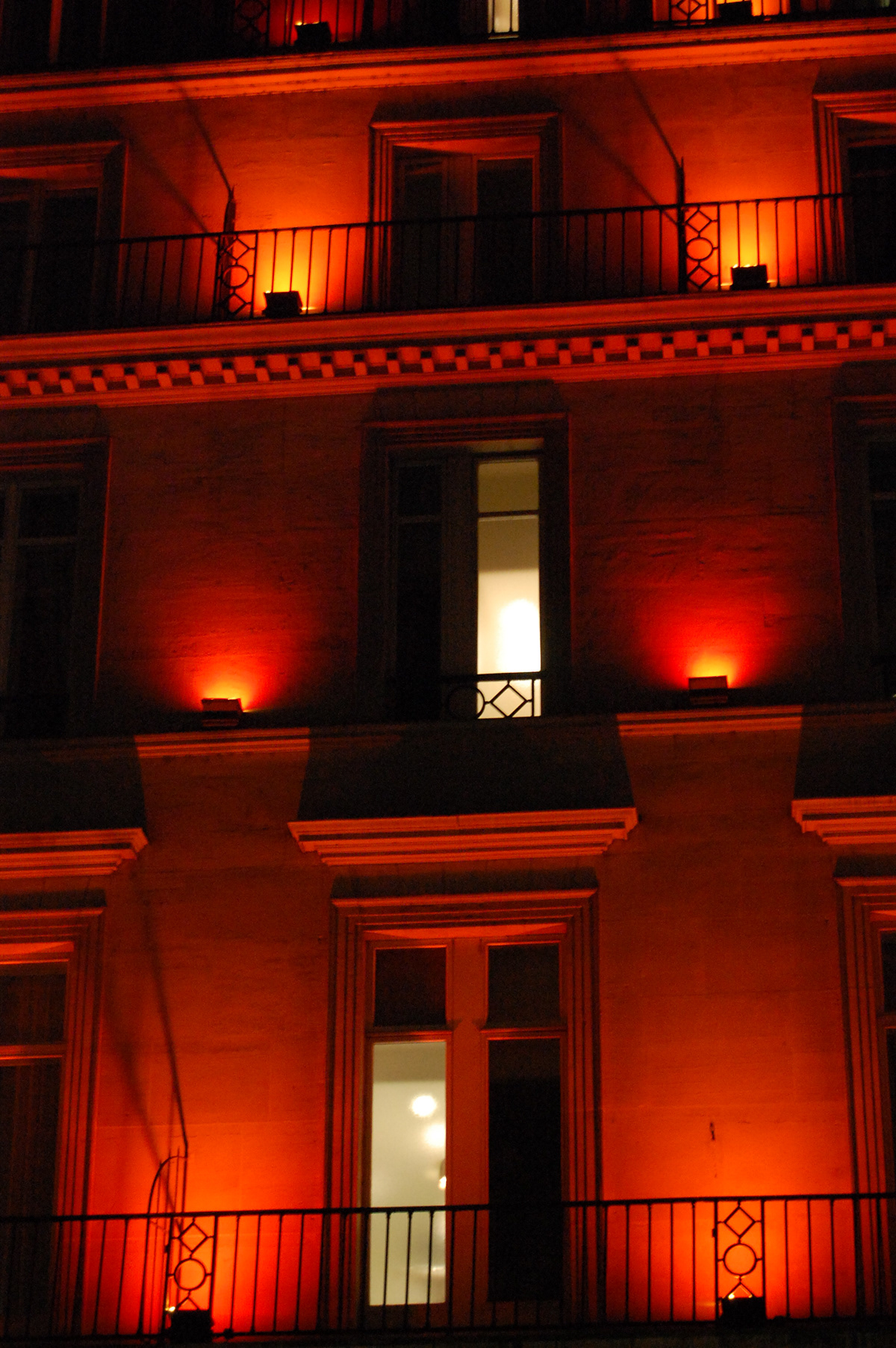 Paris eifel tower lights