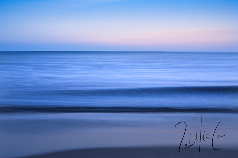 sea waves colors blue green sunset