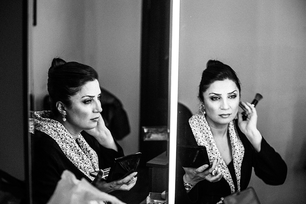 Theatre dramatic national baku azerbaijan feelings art actor actress bw