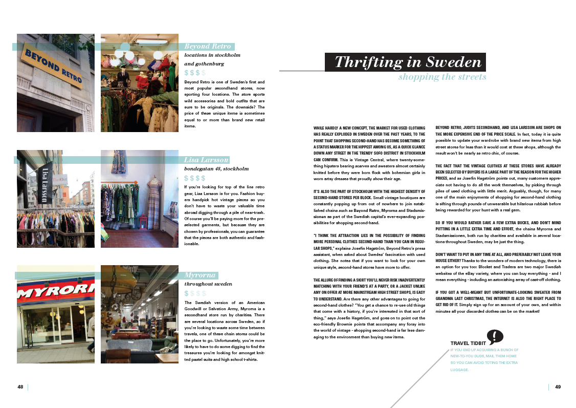 Sweden magazine Vale university of kansas student Travel editorial