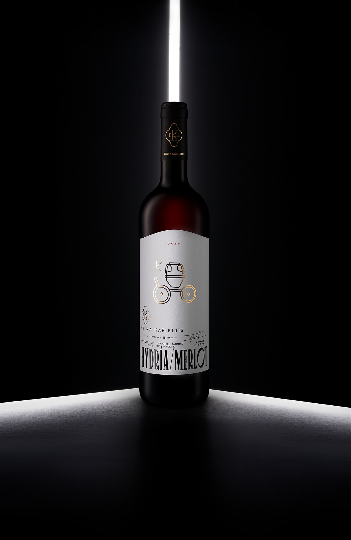 black gold karipidiswinery label design labeling Packaging Red wine winery Wines