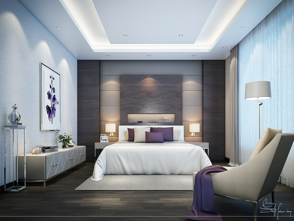 Contemporary Bedroom Interior design on Behance