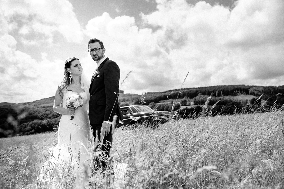 wedding weddingphotography vintage couple SKY Moody cloudy monochrome color fujifilm 35mm