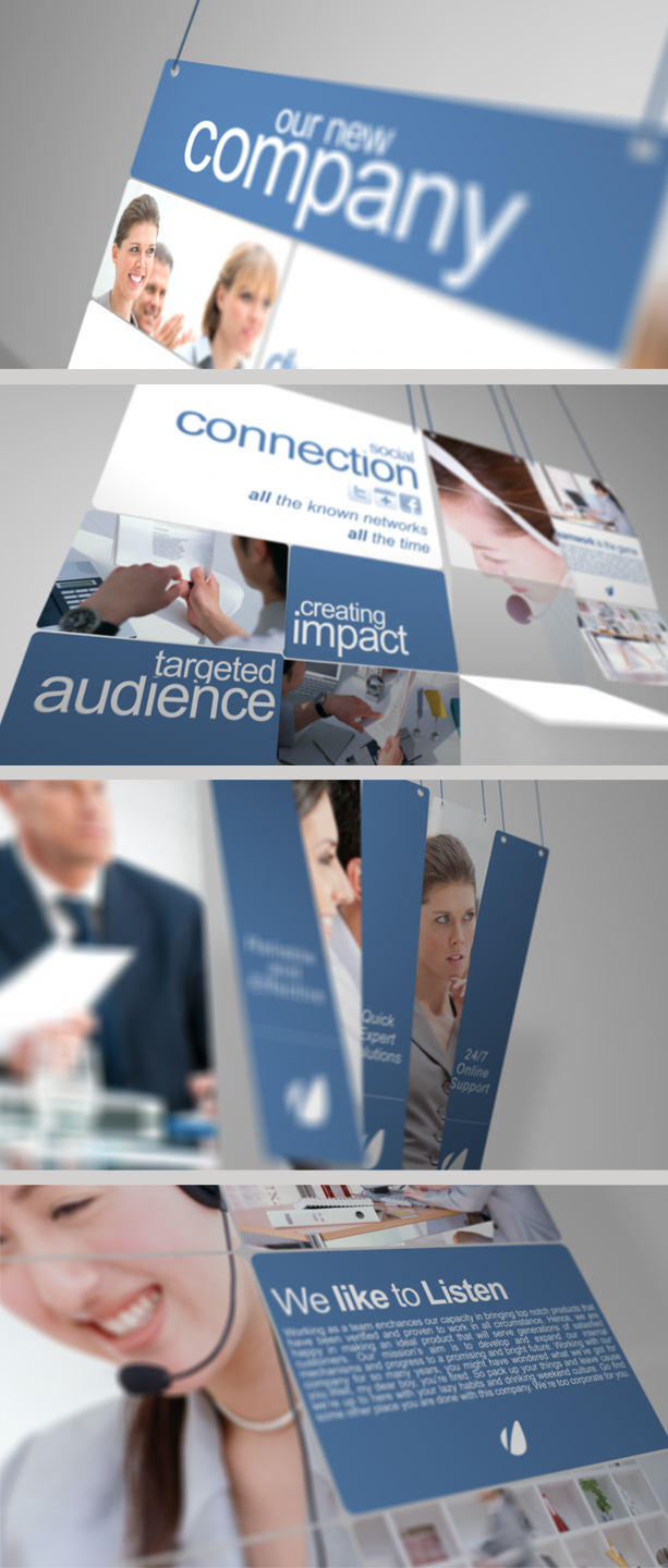 motion graphics Layout corporate presentation buzzwords after effects template slowmo Slow motion