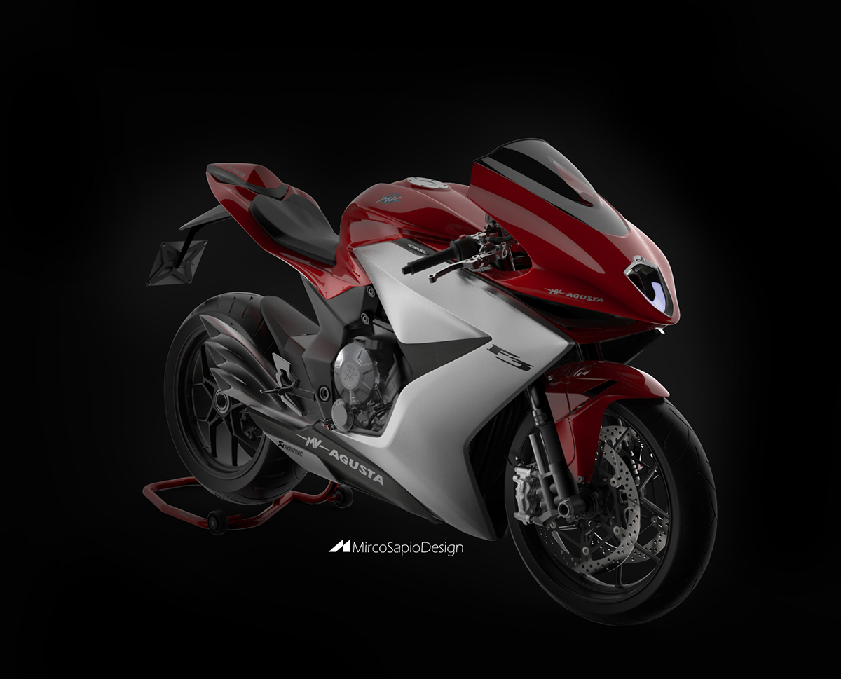 mv agusta f3 motorcycle design