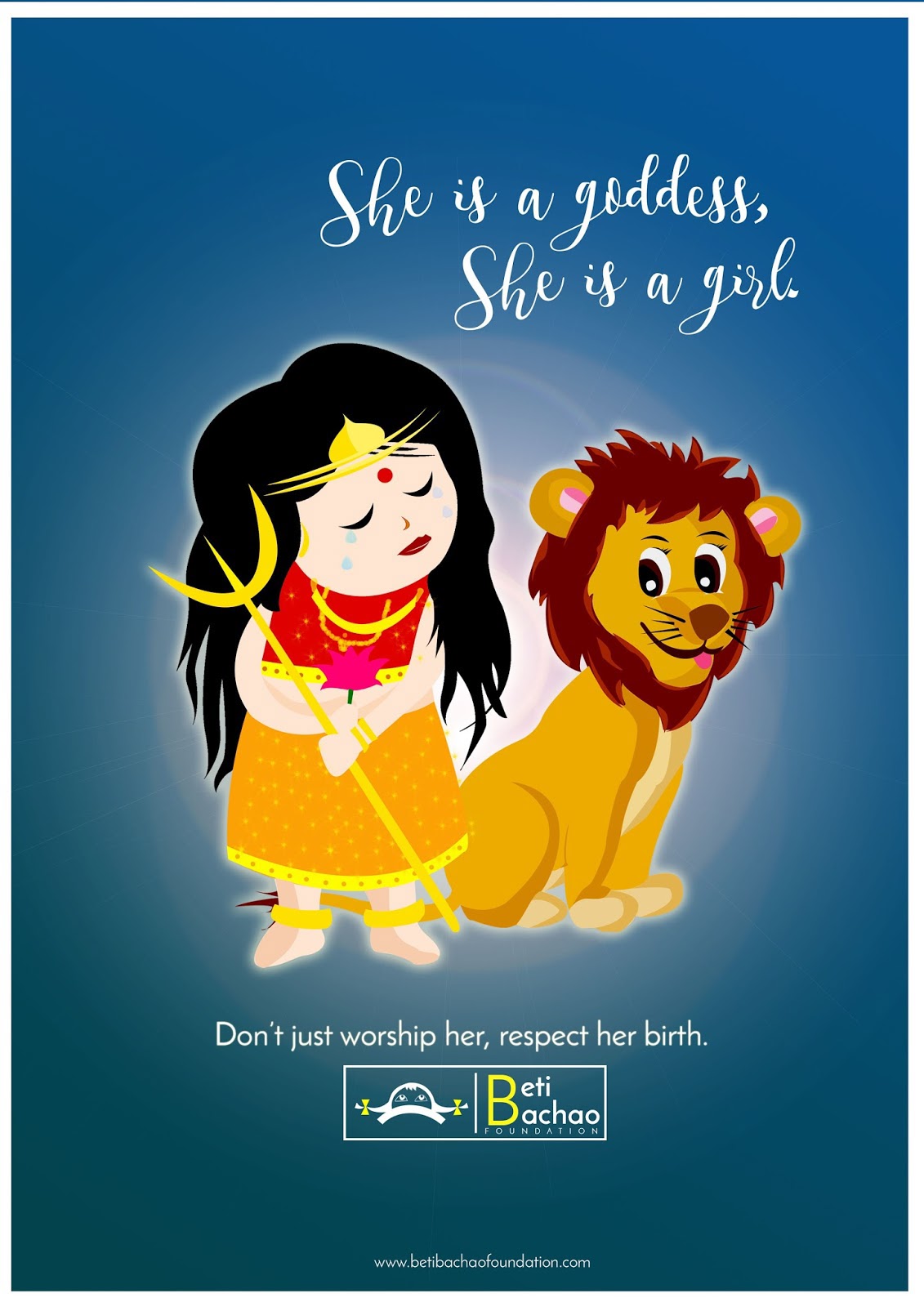 save girl child campaign on Behance