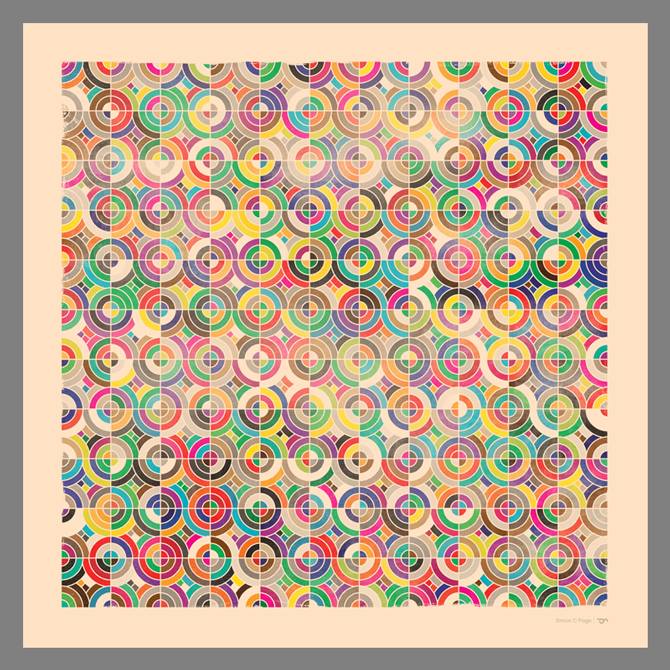 geometry geometric Retro grunge prints