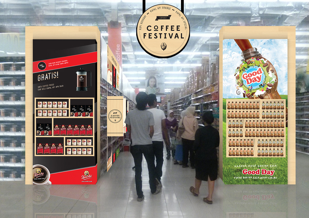 Brand activation Supermarket Coffee Event