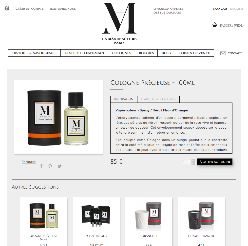 e-commerce online store SEO Onlineshop clean minimalist Prestashop Webdesign
